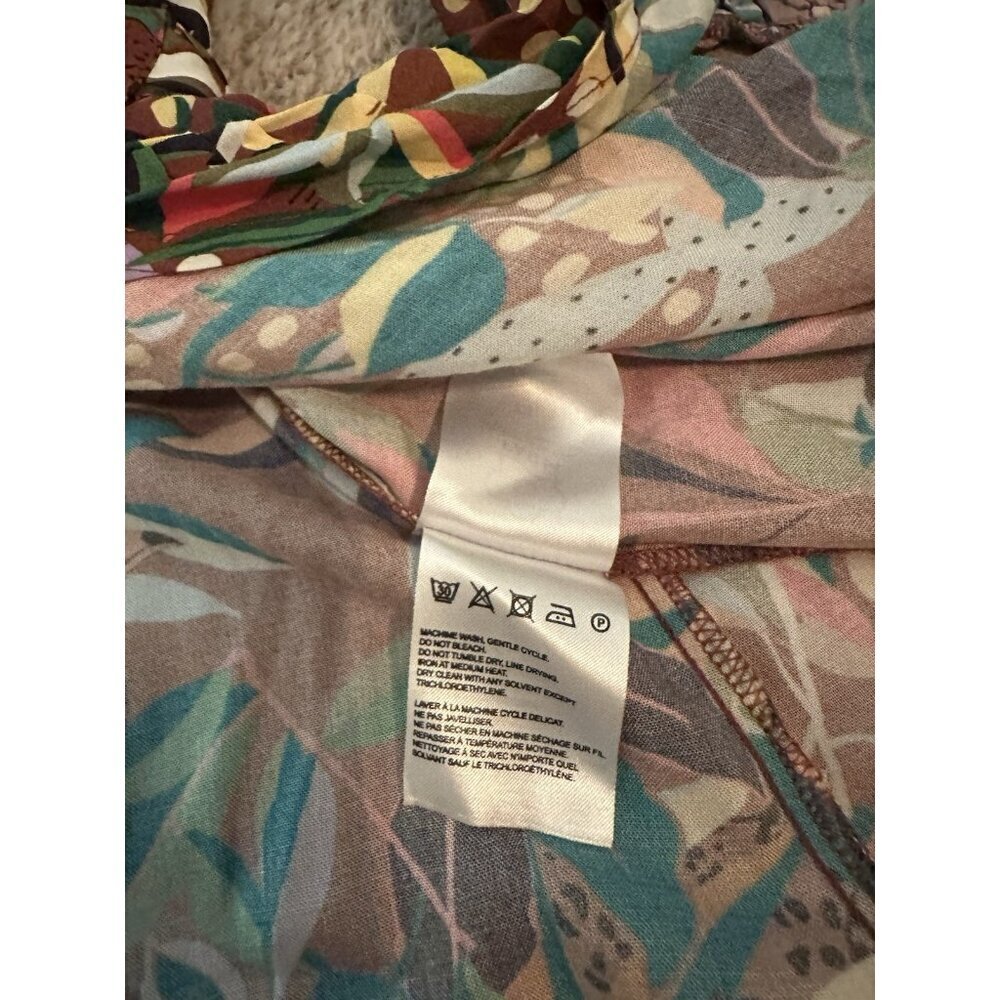 Farm Rio x Anthropologie Fiesta Wrap Maxi Dress Size S - Picture 11 of 16